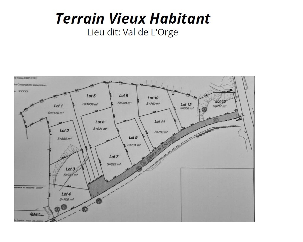 Vente Terrain à Vieux-Habitants 0 pièce