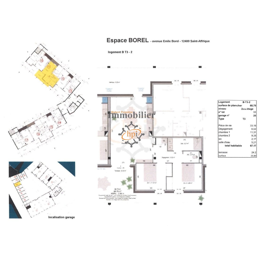 Vente Appartement à Saint-Affrique 2 pièces