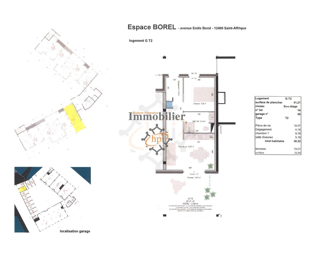 Vente Appartement à Saint-Affrique 2 pièces