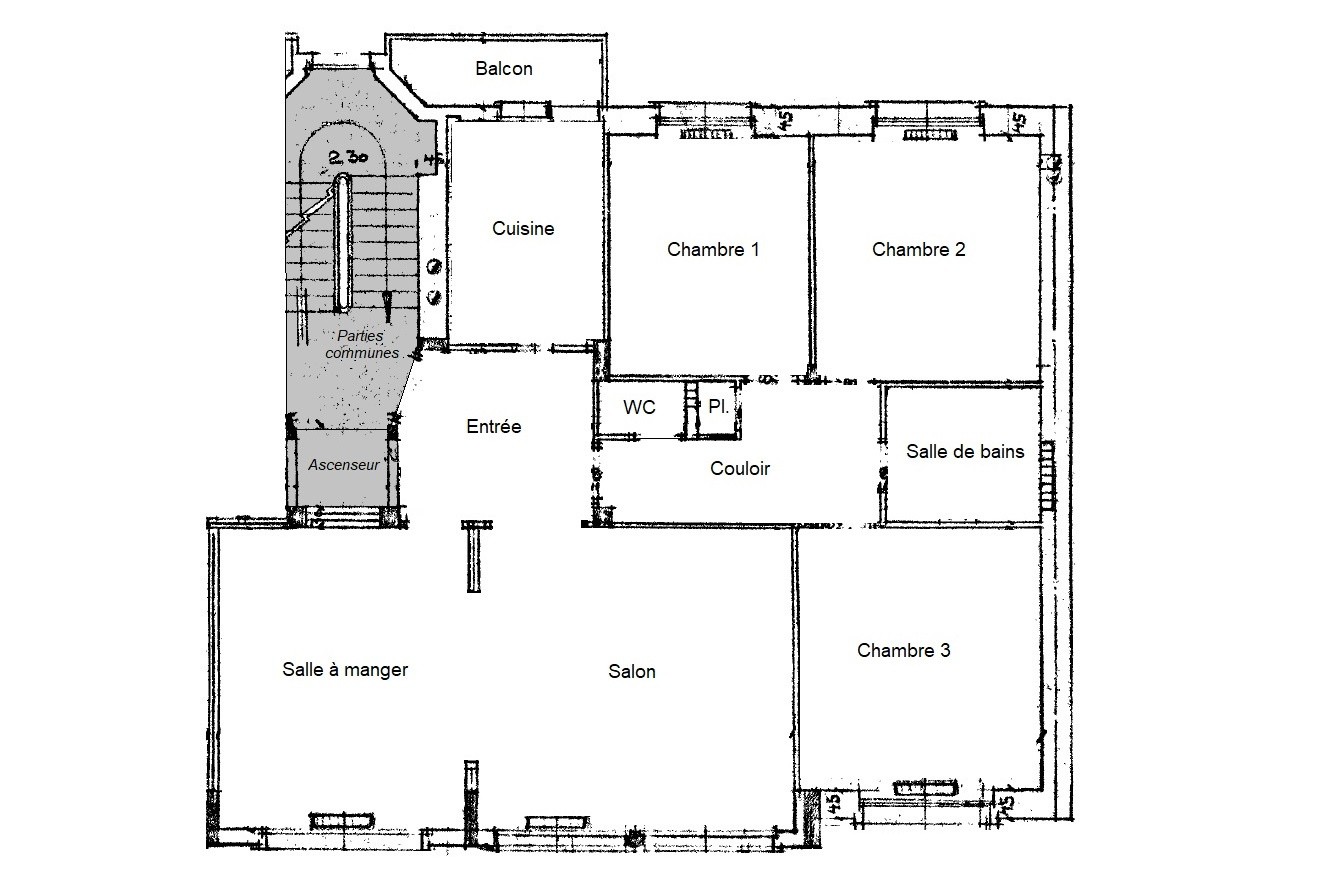 Vente Appartement à Nancy 5 pièces