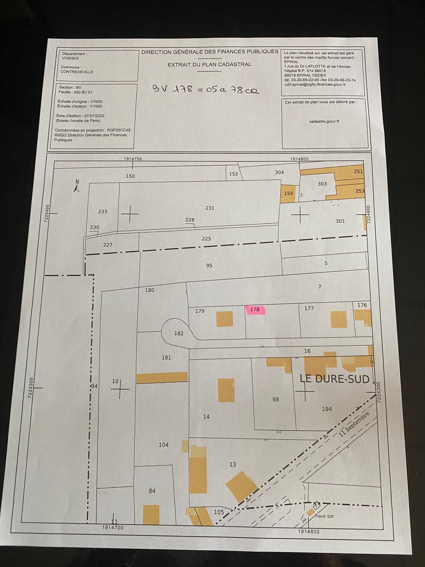 Vente Terrain à Contrexéville 0 pièce