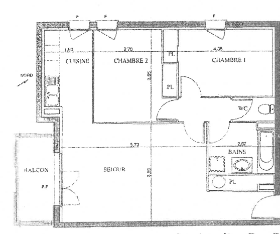 Vente Appartement à Langon 3 pièces