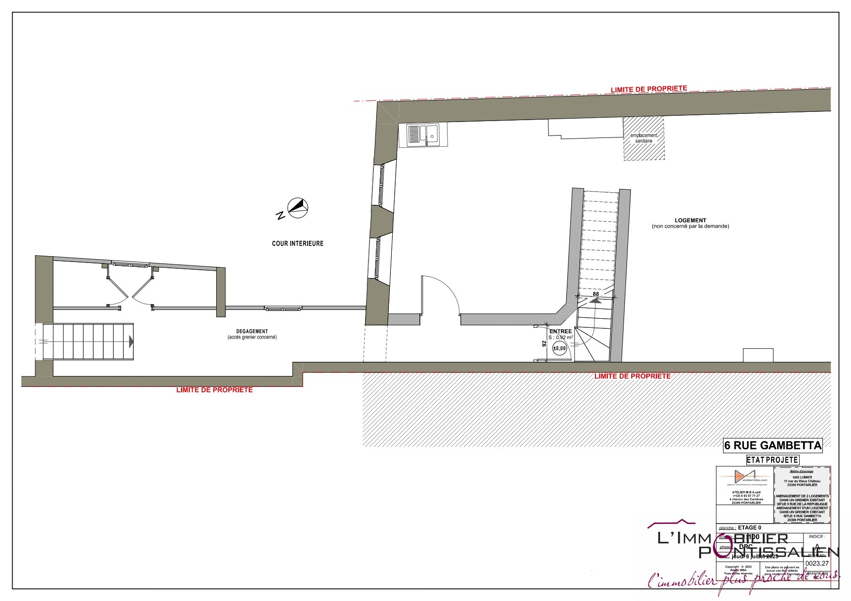 Vente Appartement à Pontarlier 5 pièces