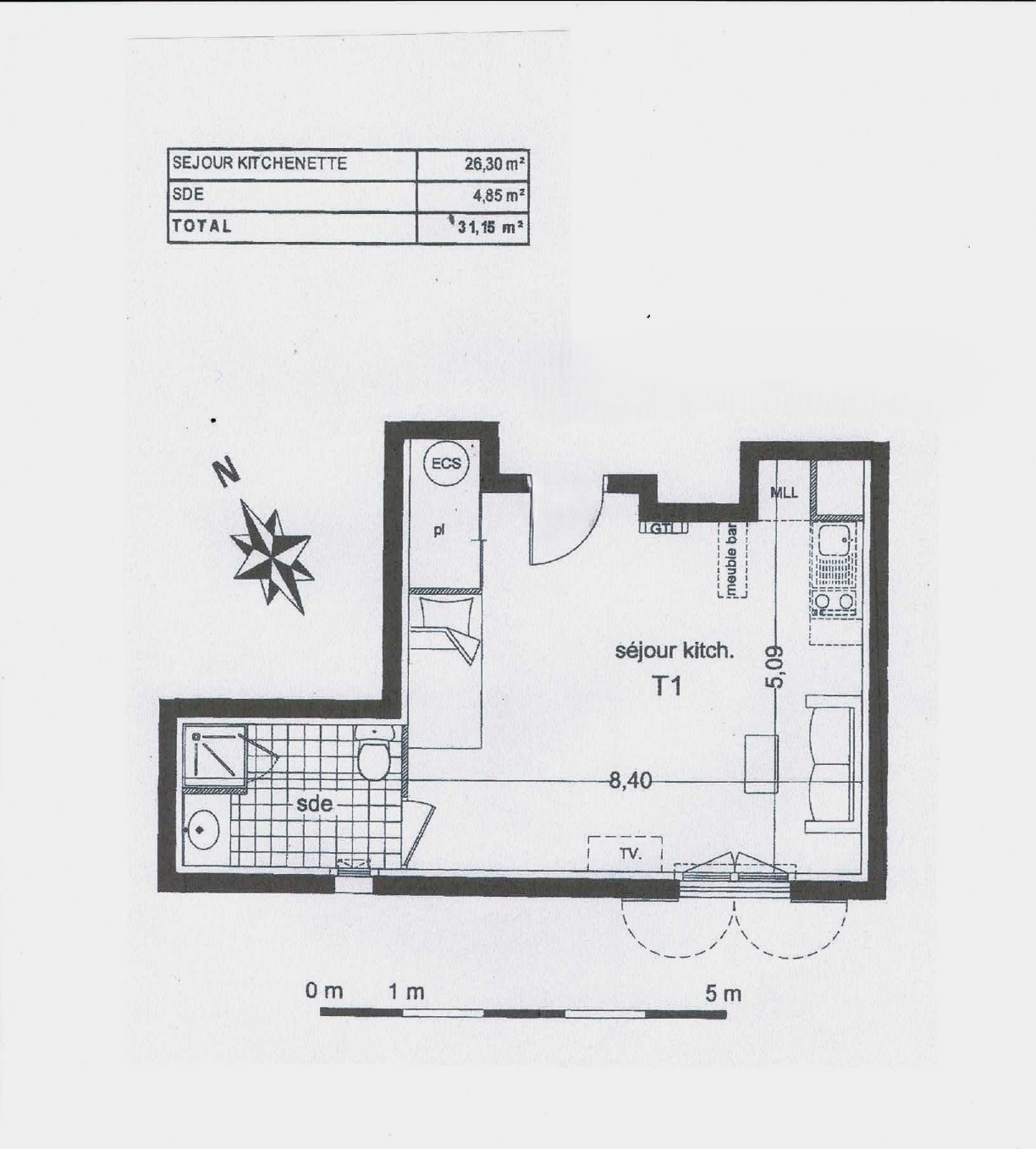 Vente Appartement à Guilvinec 1 pièce