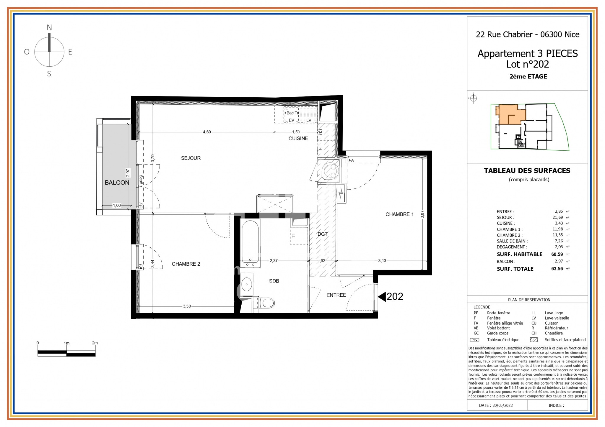 Vente Appartement à Nice 3 pièces