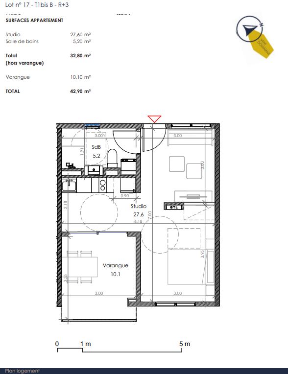 Vente Appartement à Remire-Montjoly 1 pièce