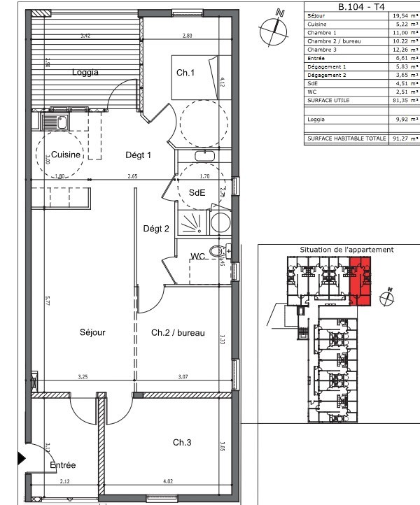 Vente Appartement à Fort-de-France 4 pièces