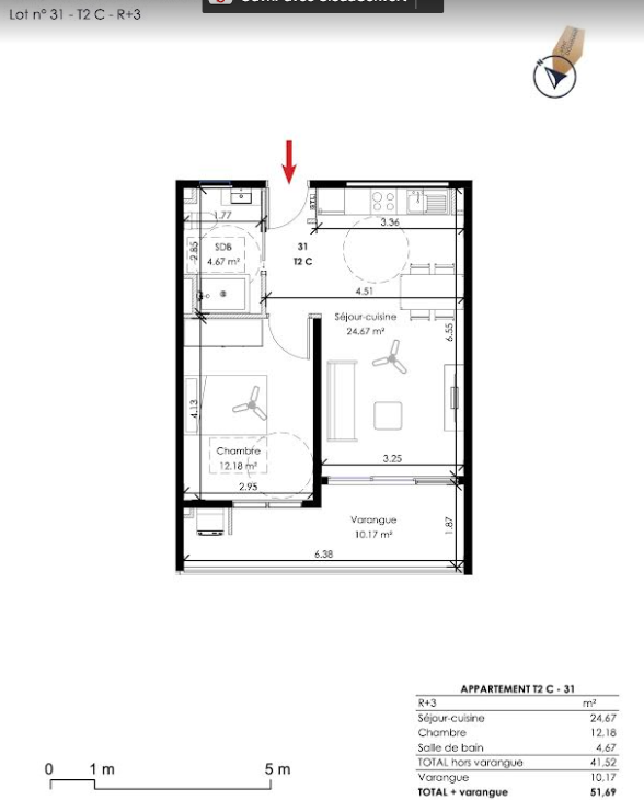 Vente Appartement à Remire-Montjoly 2 pièces