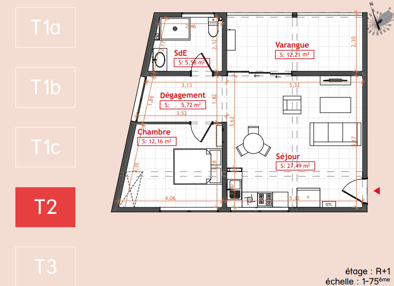 Vente Appartement à Cayenne 2 pièces