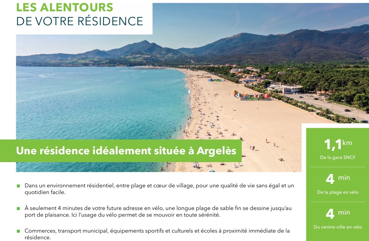 Vente Appartement à Argelès-sur-Mer 3 pièces