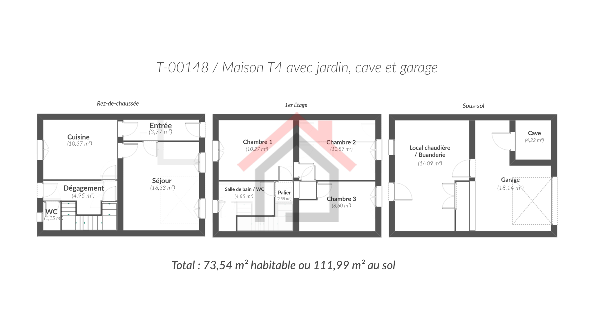 Vente Maison à le Mans 4 pièces