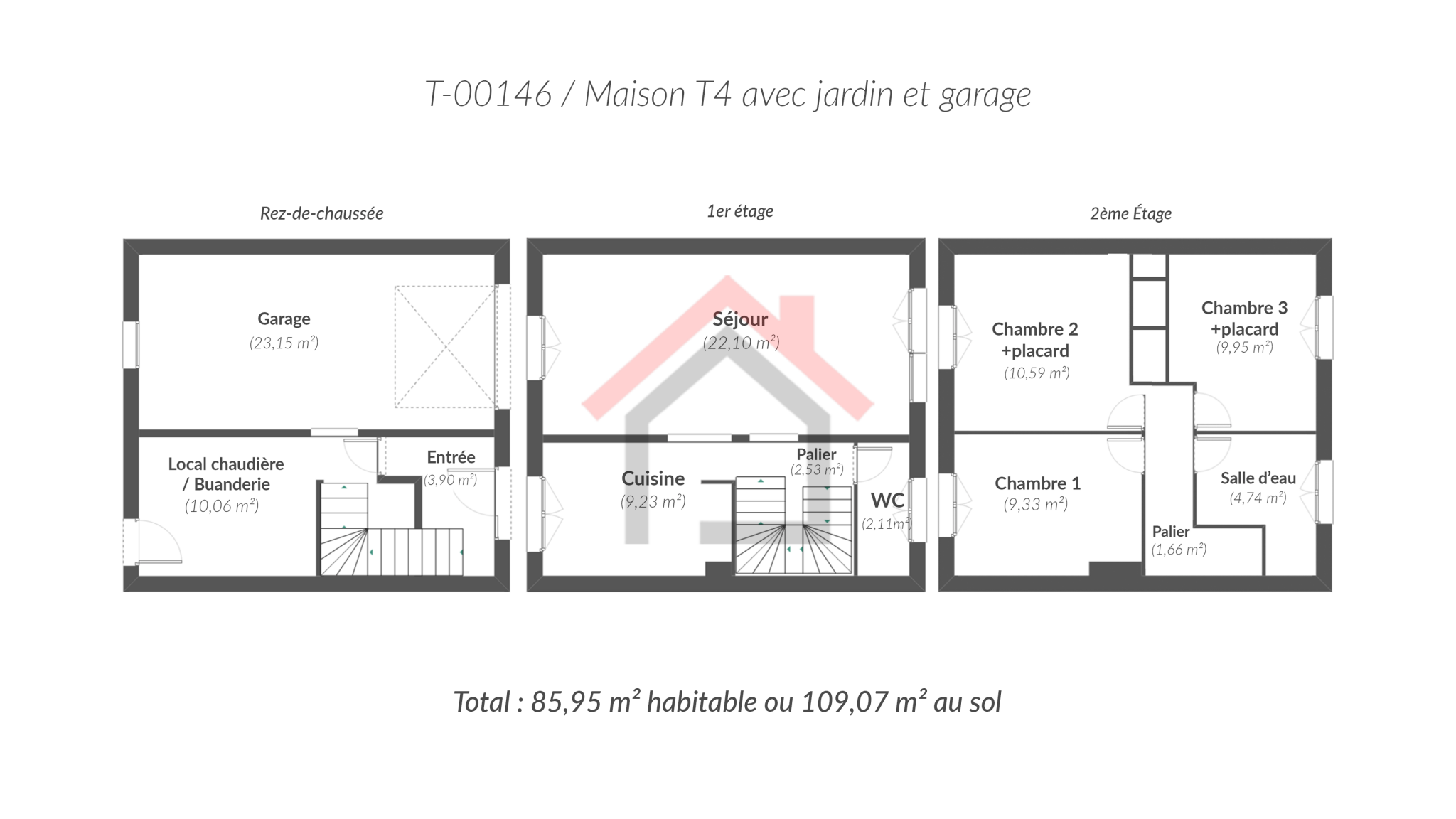 Vente Maison à le Mans 4 pièces