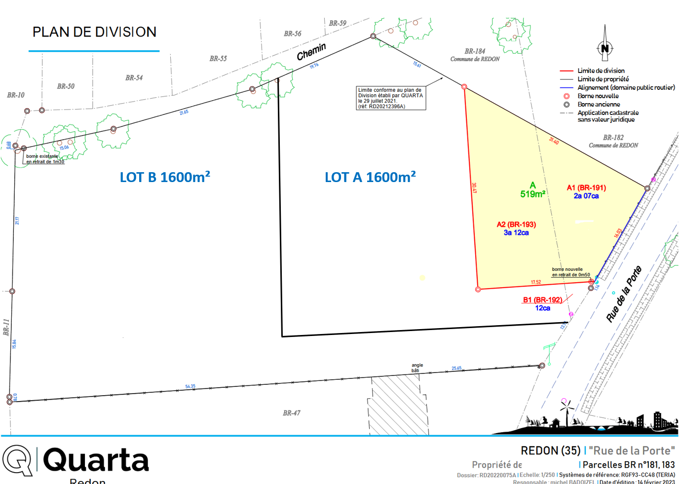 Vente Terrain à Redon 0 pièce