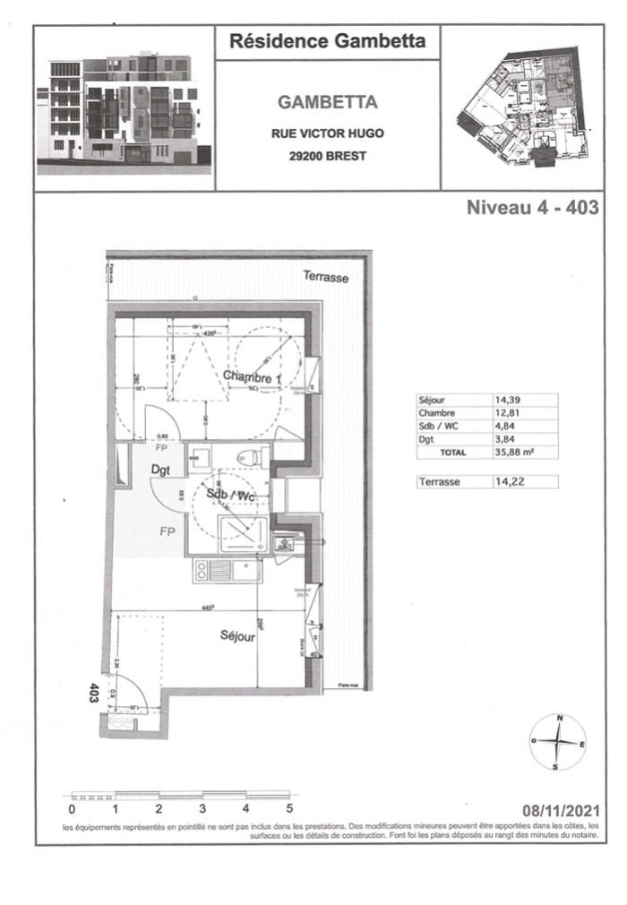 Location Appartement à Brest 2 pièces