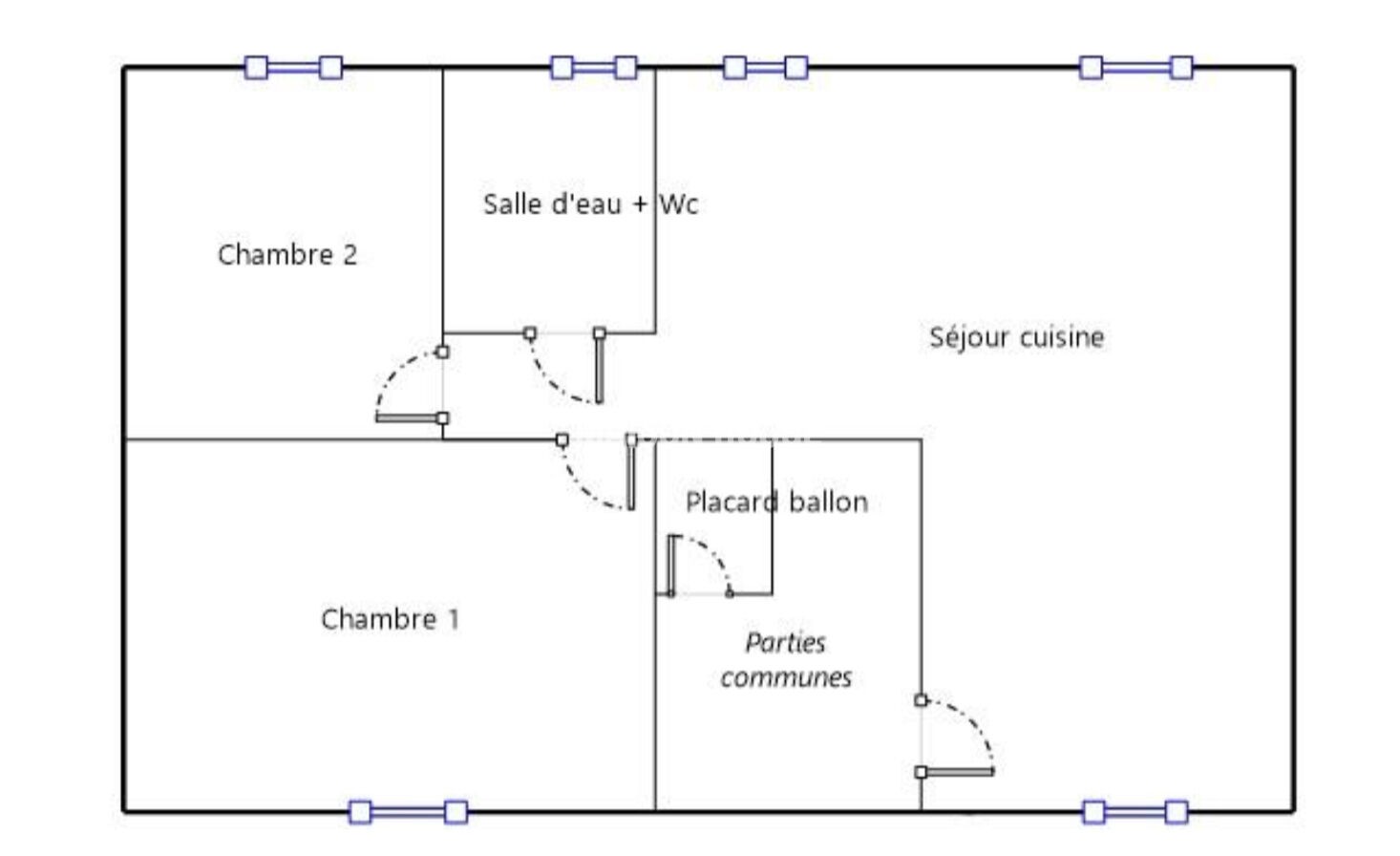 Vente Appartement à Saint-Malo 3 pièces