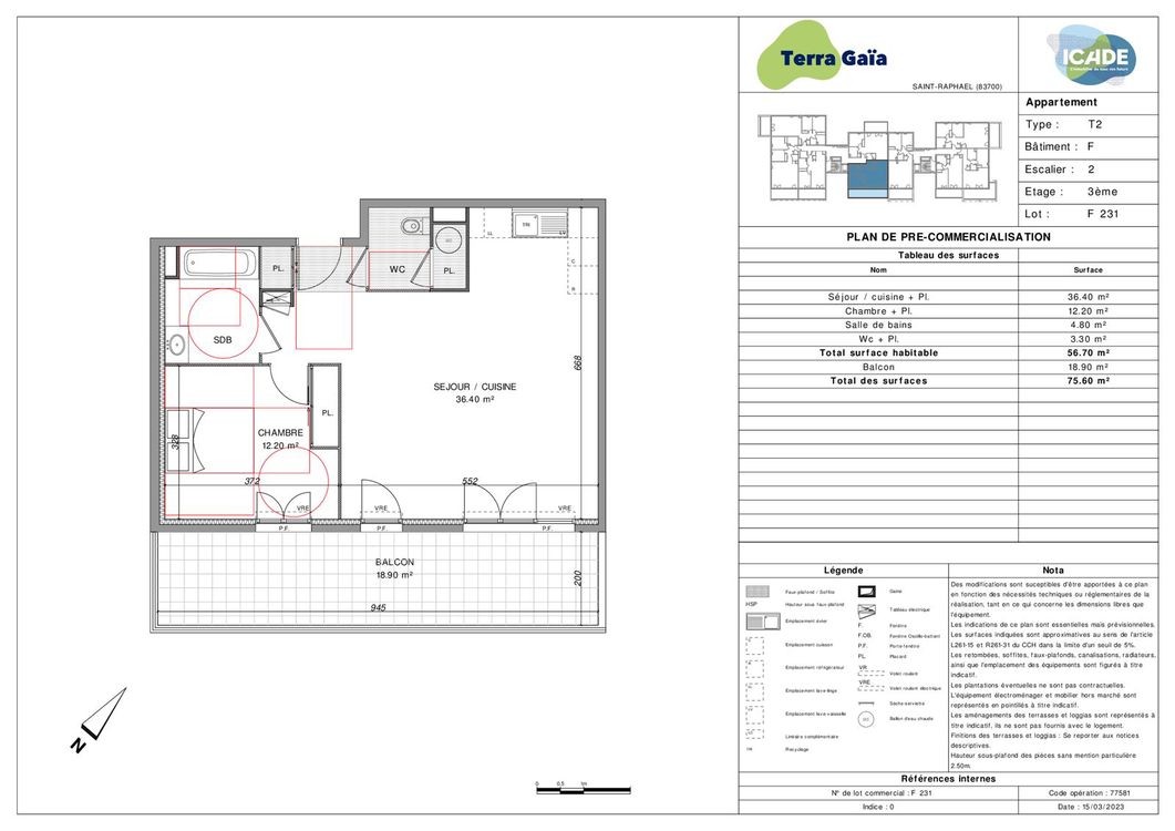 Neuf Appartement à Saint-Raphaël 2 pièces