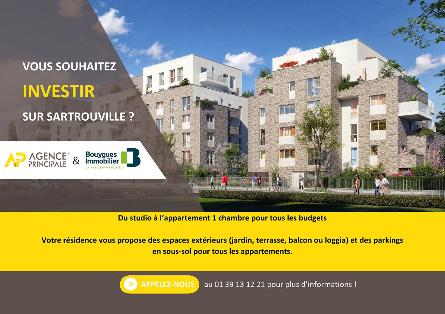 Vente Appartement à Sartrouville 2 pièces