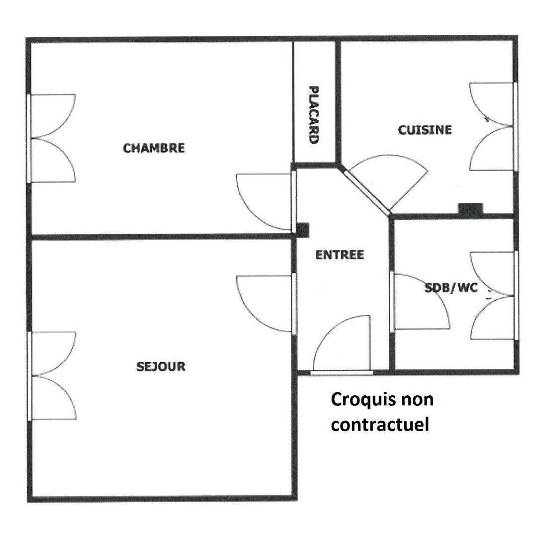 Vente Appartement à Courbevoie 2 pièces