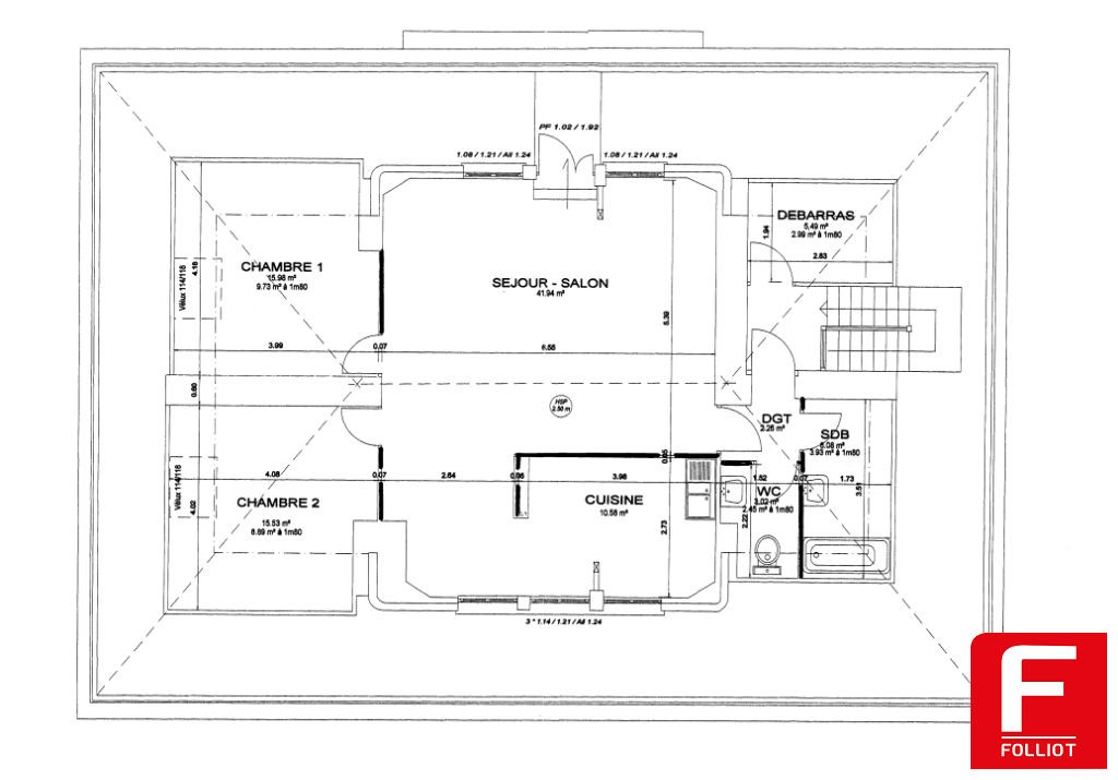 Vente Appartement à Saint-Lô 3 pièces