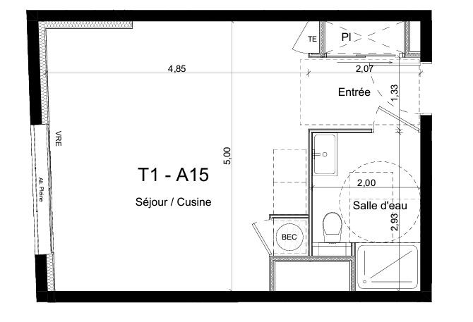 Vente Appartement à Rennes 1 pièce