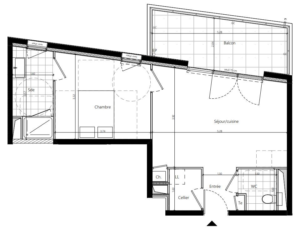 Vente Appartement à Rennes 2 pièces