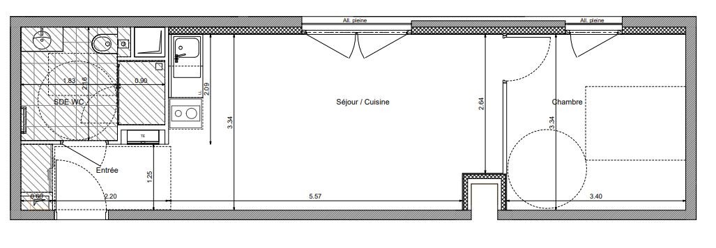 Vente Appartement à Rennes 2 pièces