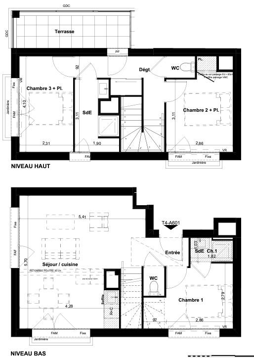 Vente Appartement à Rennes 4 pièces