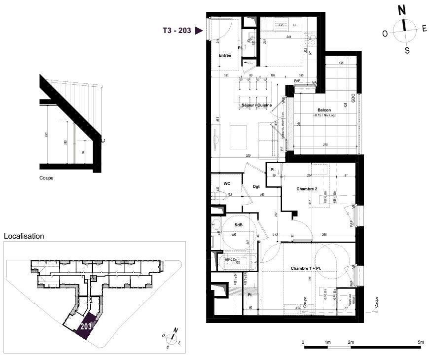 Vente Appartement à Châteaubourg 3 pièces