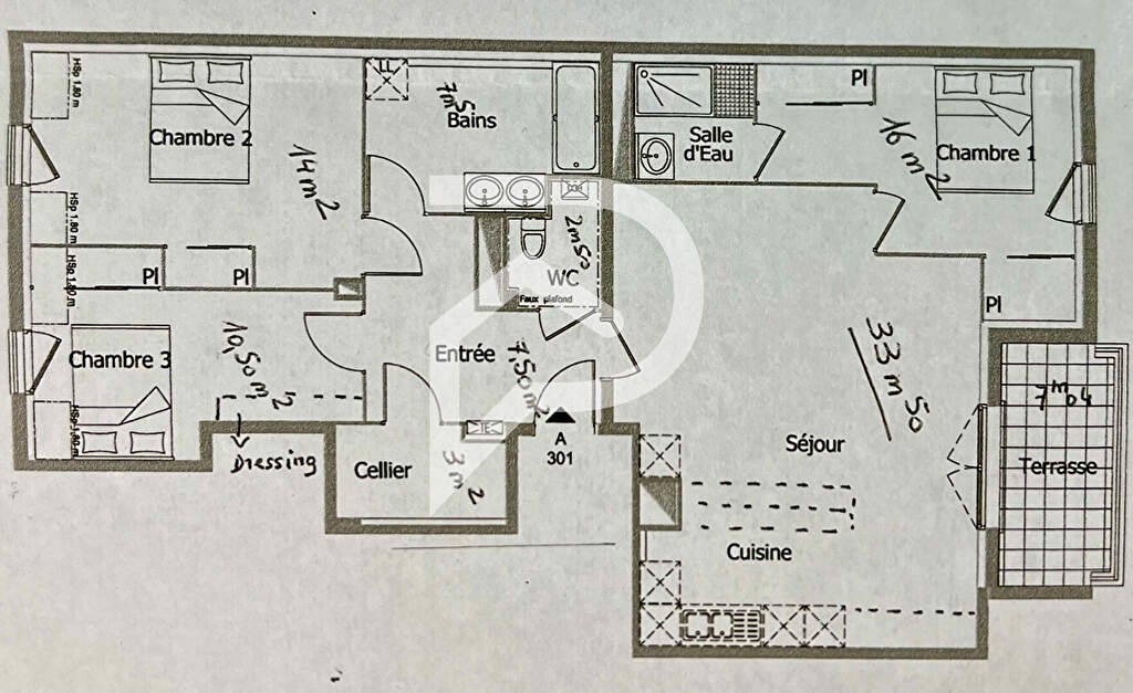 Vente Appartement à Périgueux 4 pièces