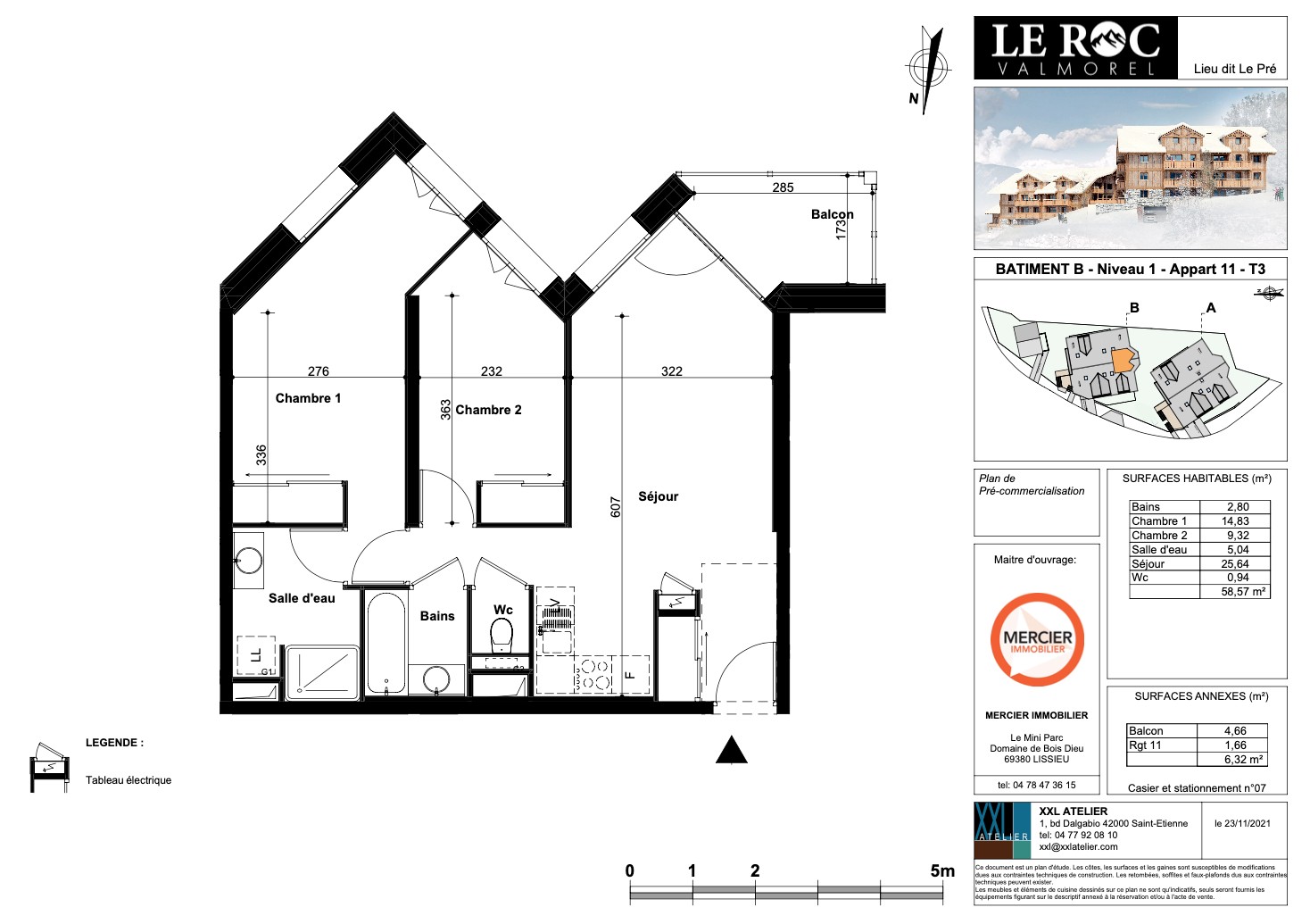 Vente Appartement à les Avanchers-Valmorel 3 pièces