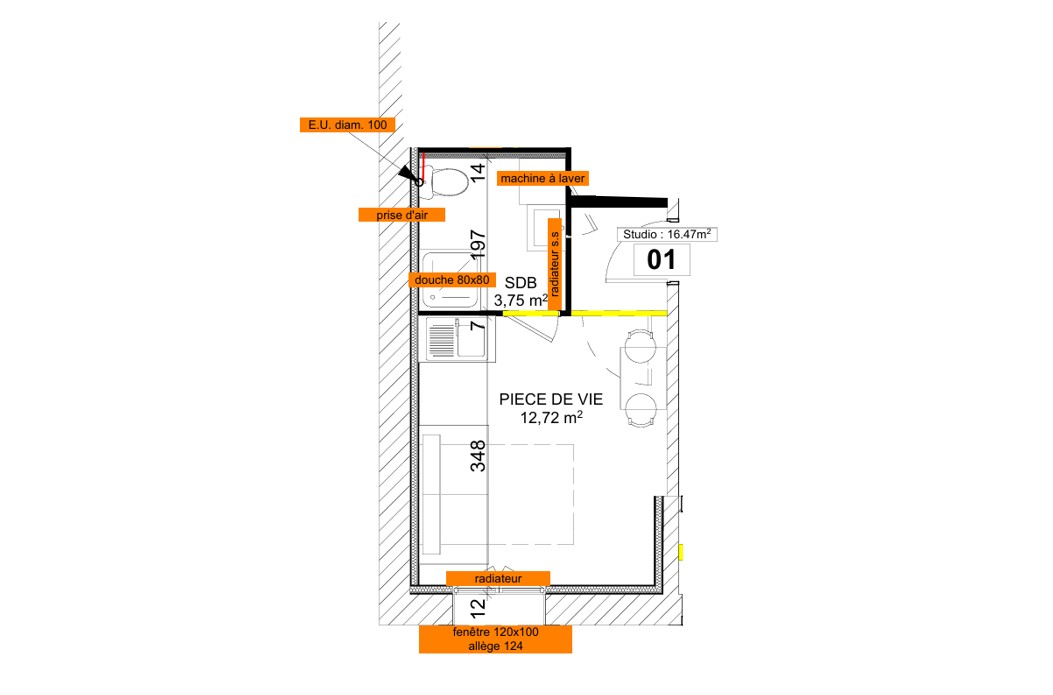 Vente Appartement à Metz 1 pièce