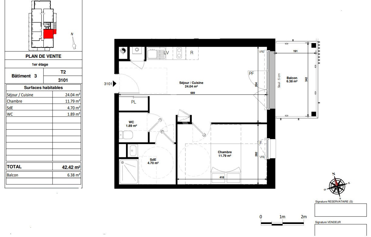 Vente Appartement à Pornichet 2 pièces