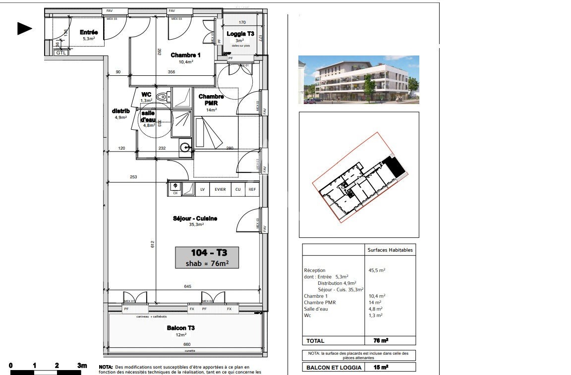 Vente Appartement à Avrillé 3 pièces