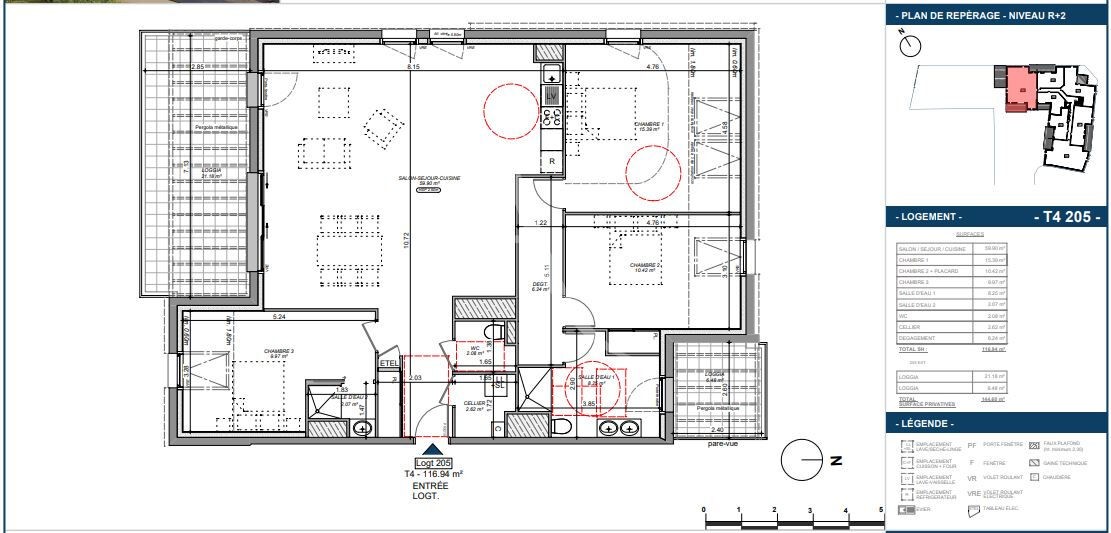 Vente Appartement à Juigné-sur-Loire 4 pièces