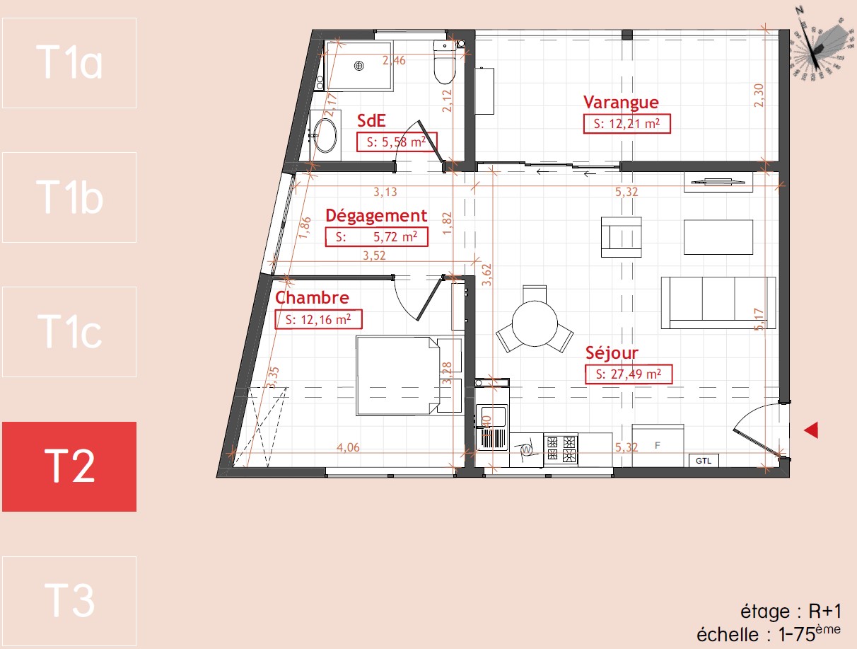 Vente Appartement à Cayenne 2 pièces