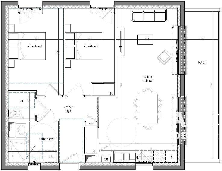 Neuf Appartement à Guipavas 3 pièces