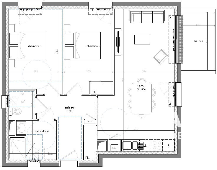 Neuf Appartement à Guipavas 3 pièces