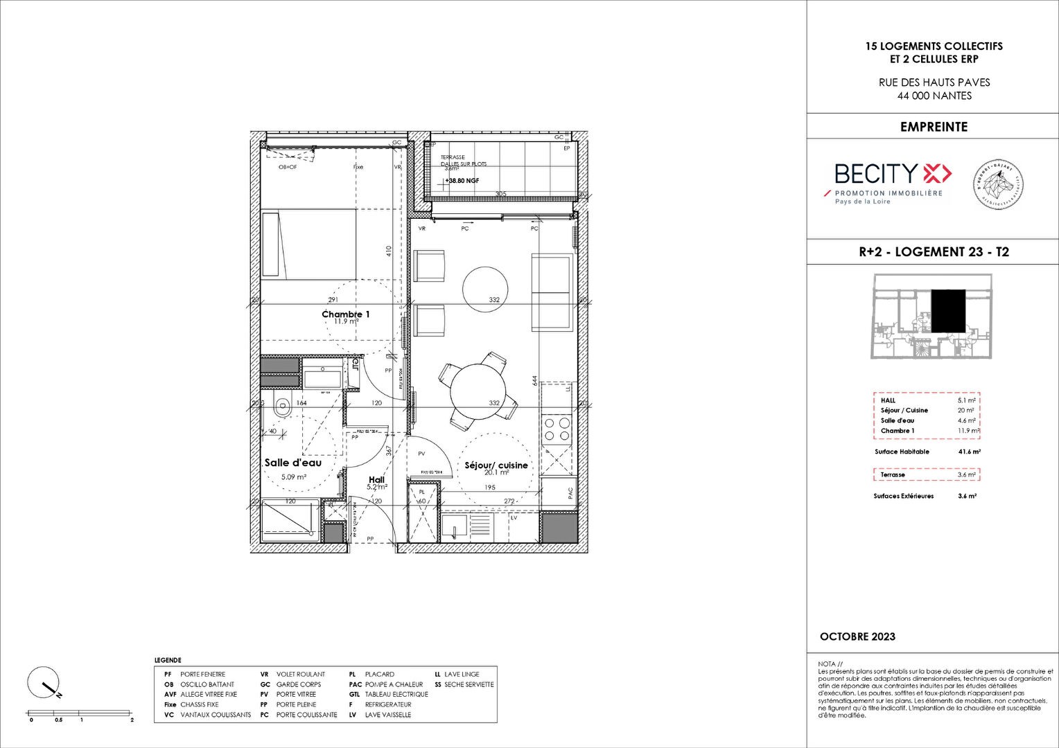 Vente Appartement à Nantes 2 pièces