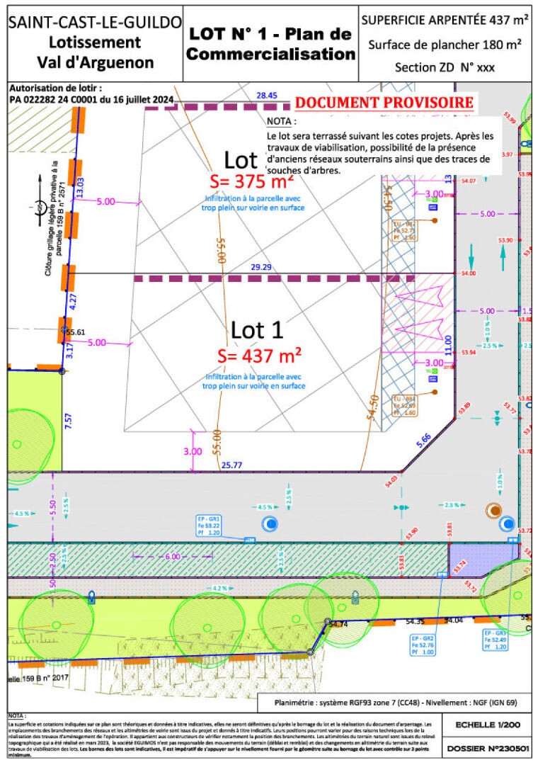 Vente Terrain à Saint-Cast-le-Guildo 0 pièce