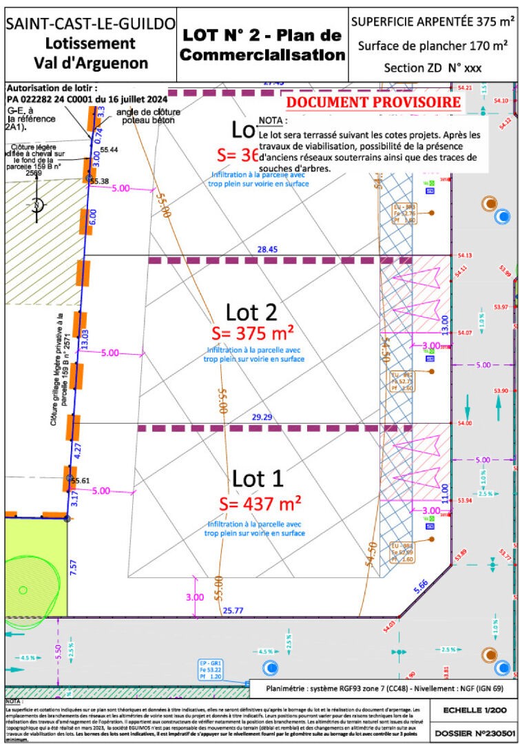 Vente Terrain à Saint-Cast-le-Guildo 0 pièce