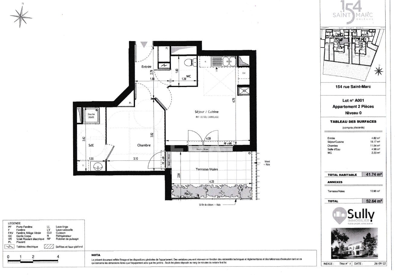 Location Appartement à Orléans 2 pièces