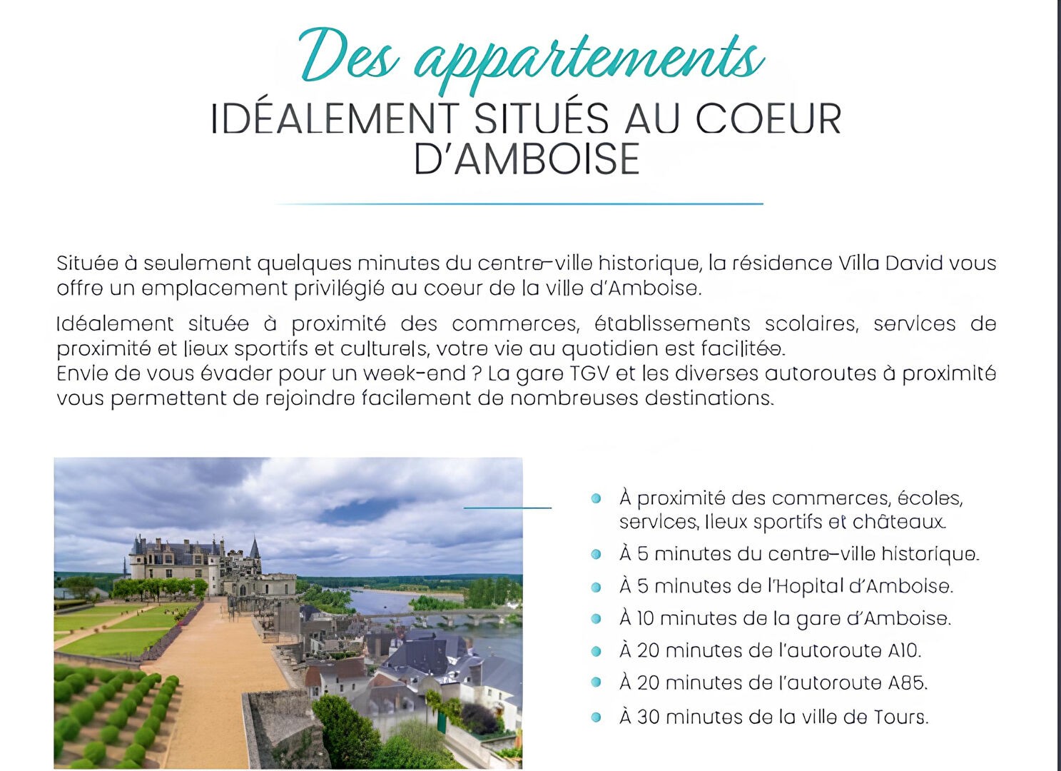 Vente Appartement à Amboise 3 pièces