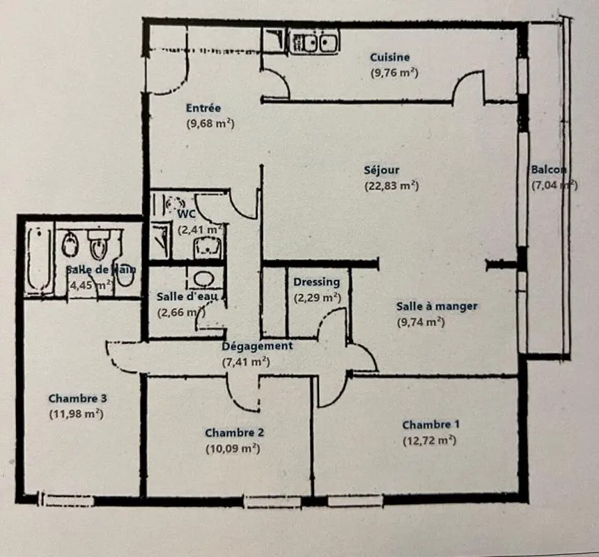 Vente Appartement à Paris Reuilly 12e arrondissement 5 pièces