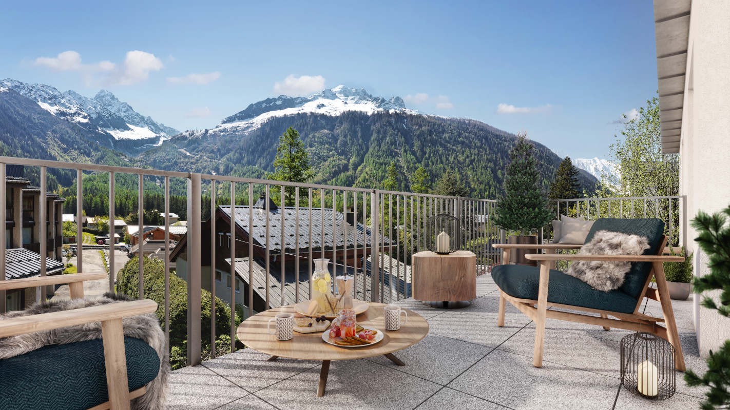 Neuf Appartement à Chamonix-Mont-Blanc 3 pièces