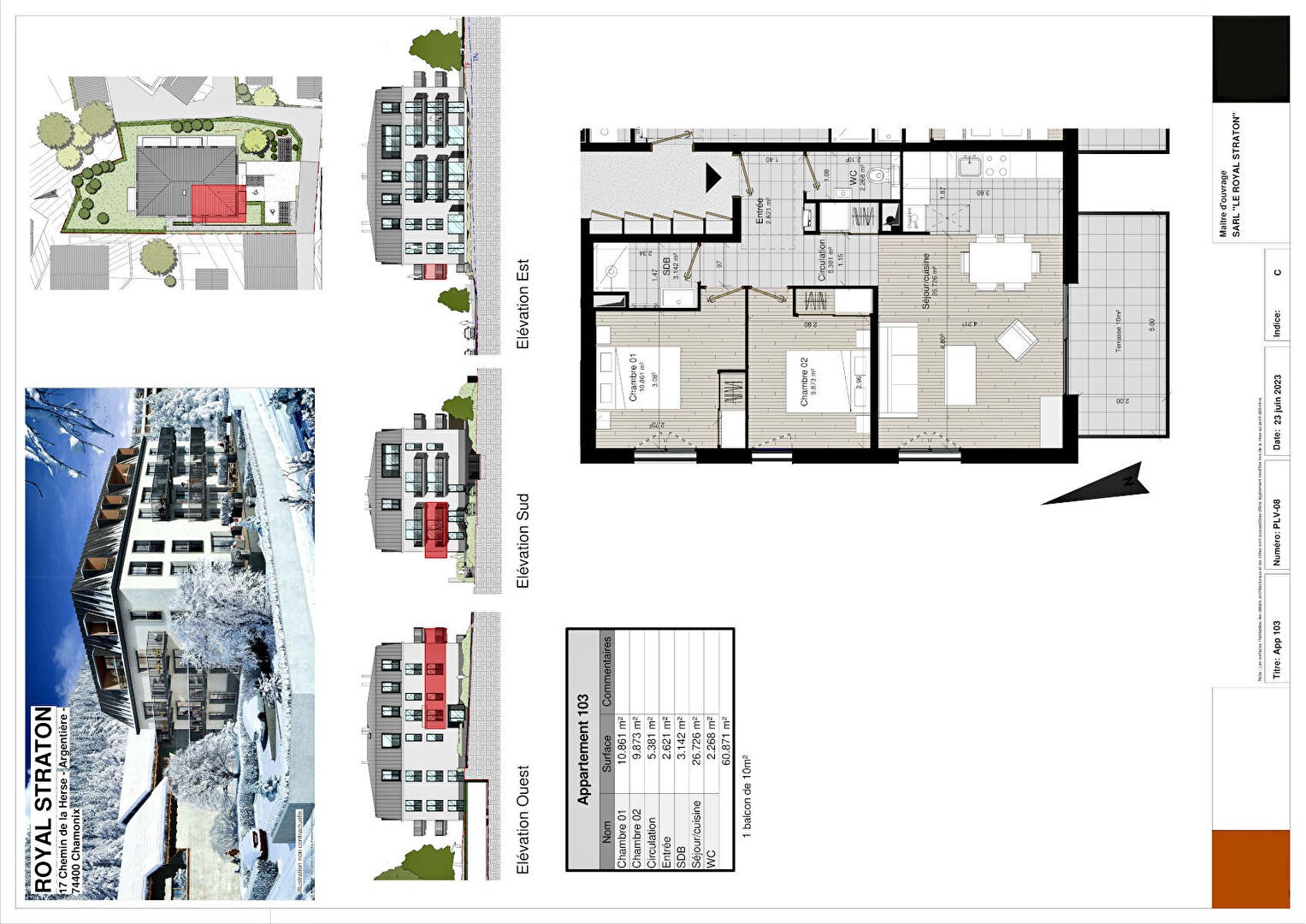 Vente Appartement à Chamonix-Mont-Blanc 3 pièces