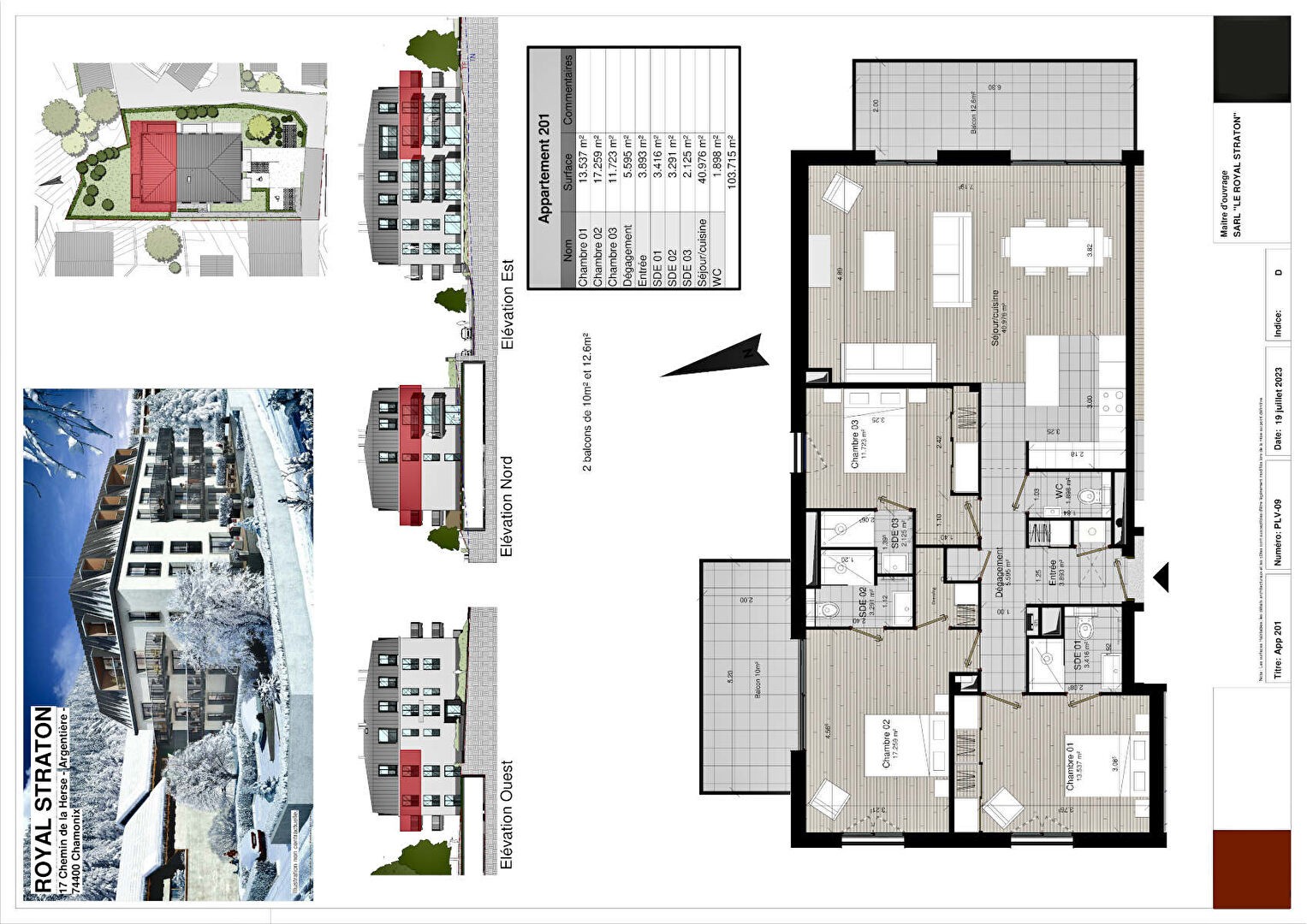 Vente Appartement à Chamonix-Mont-Blanc 4 pièces