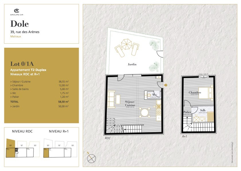 Vente Appartement à Dole 2 pièces