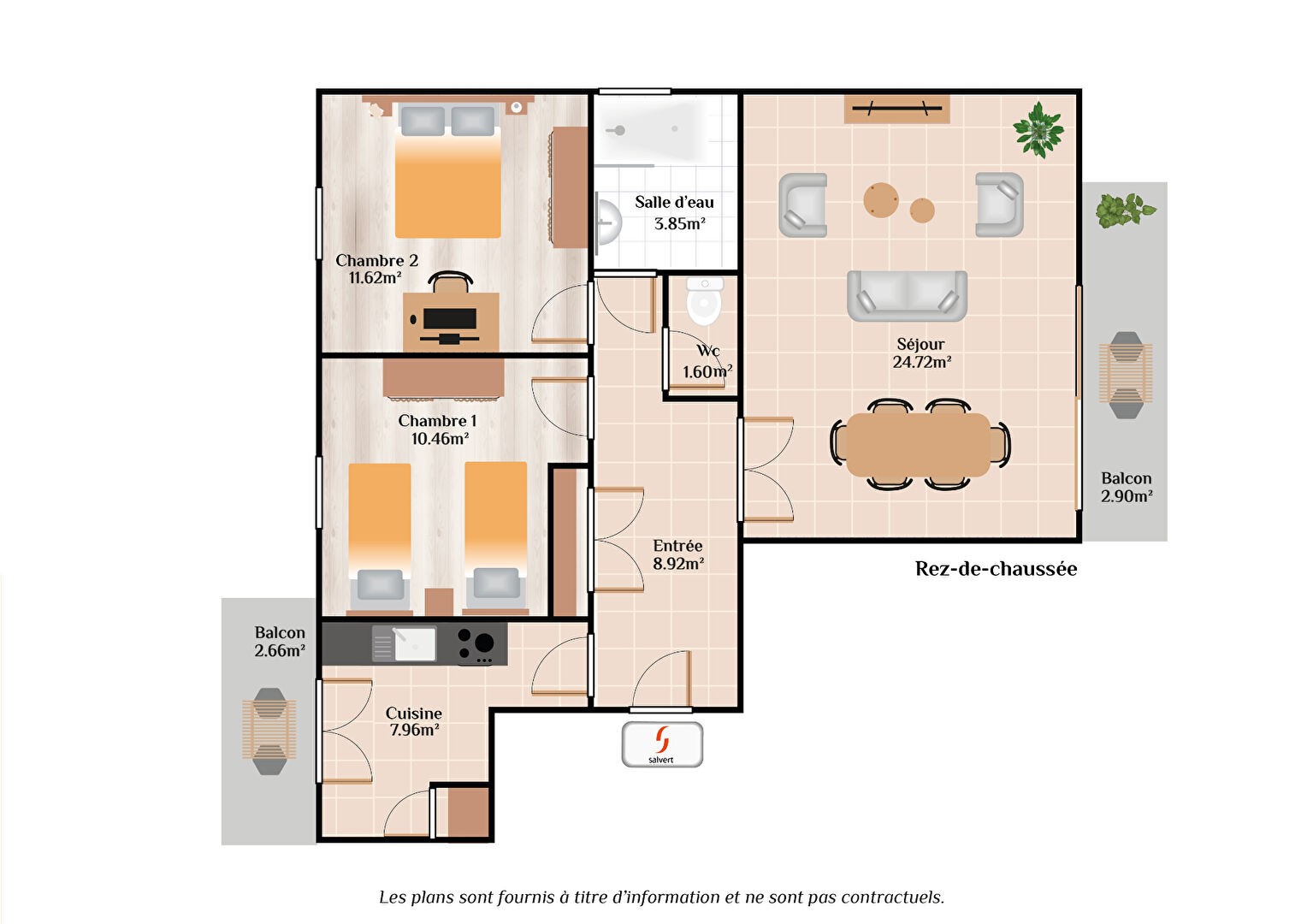 Vente Appartement à Montluçon 3 pièces