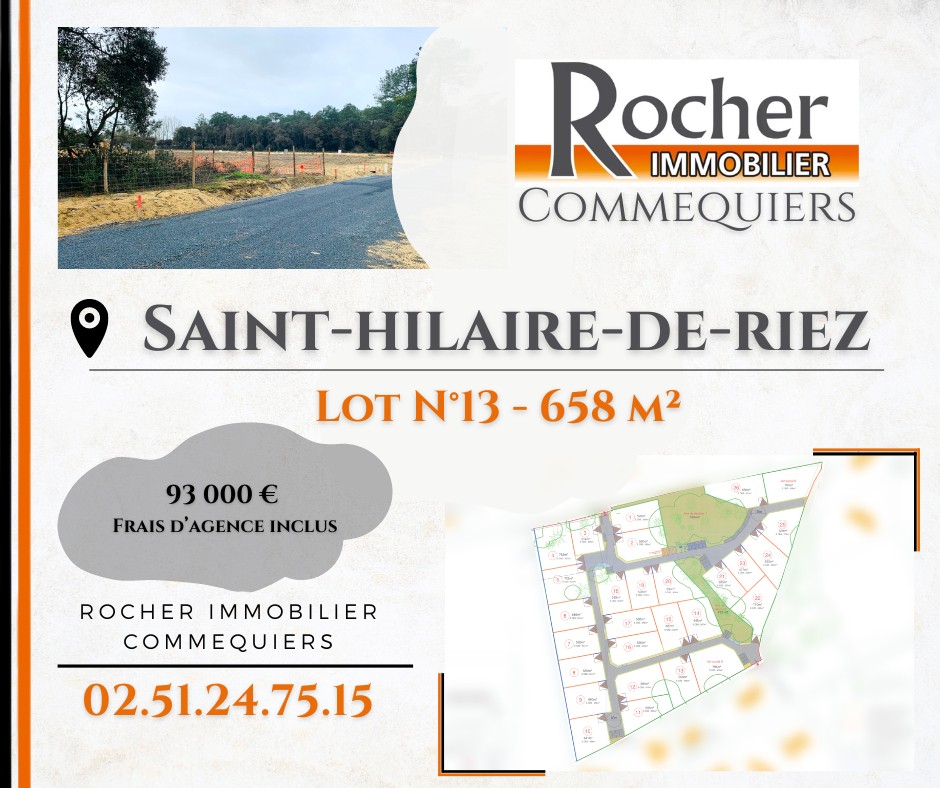 Vente Terrain à Saint-Hilaire-de-Riez 0 pièce