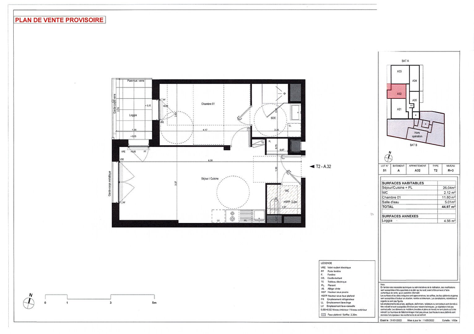 Vente Appartement à Rennes 2 pièces